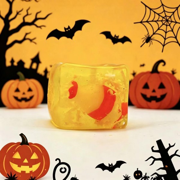 Halloween Candy Cube Squishy Toy

Cute novelty squishy toy designed as piece of Halloween candy in a gel cube squishy. Perfect for gifts, impulse buys, and themed novelty displays.

- Ages 3+
- Approximately 4" L