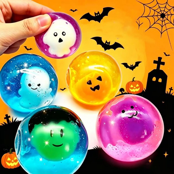 Jack-O-Lantern Ball Squishy Toy

Cute novelty squishy toy designed as a gel ball with a jack-o-lantern in the center. Perfect for gifts, impulse buys, and themed holiday displays.

- Ages 3+
- Approximately 2.5" L
