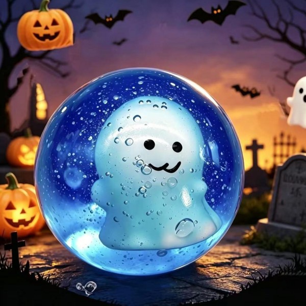 Ghost Ball Squishy Toy

Cute novelty squishy toy designed as a gel ball with a ghost in the center. Perfect for gifts, impulse buys, and themed holiday displays.

- Ages 3+
- Approximately 2.5" L