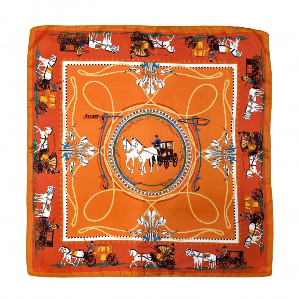 Do Everything In Love Silky Equestrian Print Bandana Scarf

- Multi-Use: Scarf, Bandana, Bag Tie ETC
- Approximately 34"L X 34"W
- 100% Polyester