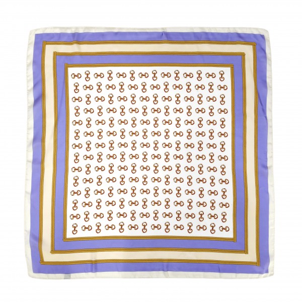 Do Everything In Love Silky Horsebit Print Bandana Scarf

- Multi-Use: Scarf, Bandana, Bag Tie ETC
- Approximately 34"L X 34"W
- 100% Polyester