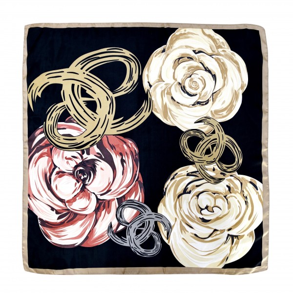 Do Everything In Love Silky Floral Print Bandana Scarf

- Multi-Use: Scarf, Bandana, Bag Tie ETC
- Approximately 34"L X 34"W
- 100% Polyester