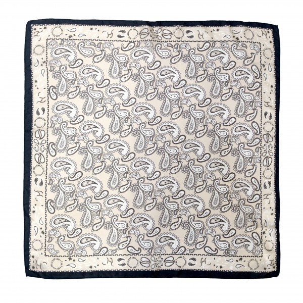 Do Everything In Love Silky Paisley Print Bandana Scarf

- Multi-Use: Scarf, Bandana, Bag Tie ETC
- Approximately 34"L X 34"W
- 100% Polyester