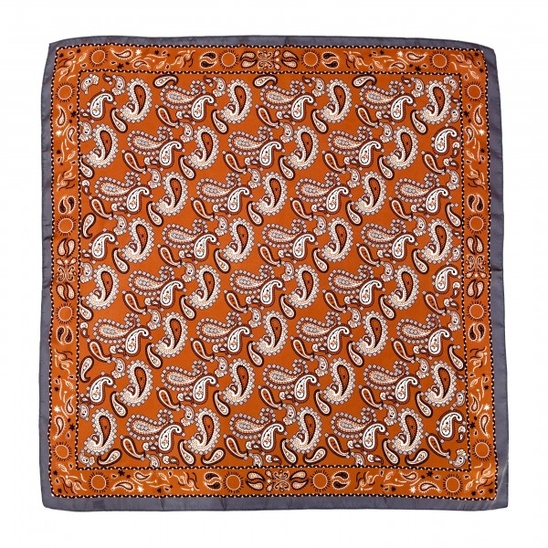 Do Everything In Love Silky Paisley Print Bandana Scarf

- Multi-Use: Scarf, Bandana, Bag Tie ETC
- Approximately 34"L X 34"W
- 100% Polyester