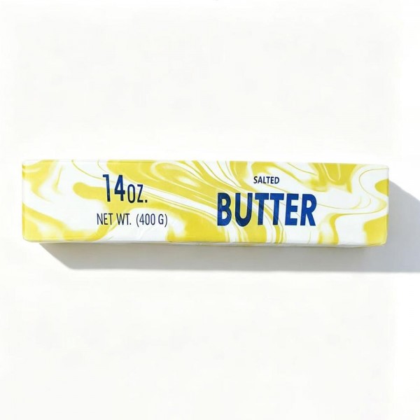 Marbled Butter Stick Squishy Toy

- Soft novelty squishy toy designed to look like a classic butter stick.
- Ages 3+
- Approximately 10" L
