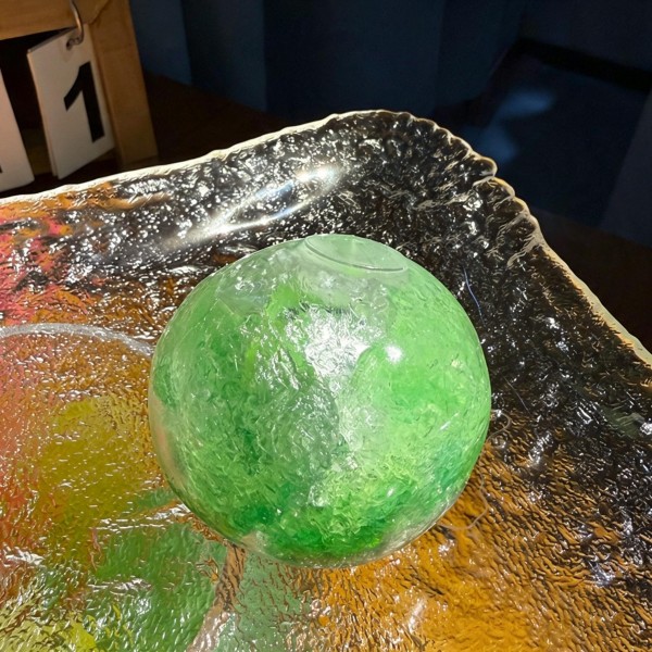 Jumbo gel squeeze ball with a stretchy outer skin over a dense water bead core that shifts and crunches under pressure. Big enough to need two hands and satisfying enough to keep on a desk all day. A go to stress reliever for offices, classrooms, and teen bedrooms. Oversized squishies like this demo themselves and move fast on an open display.