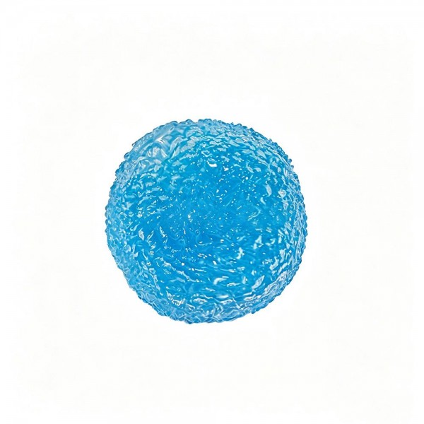 Crackle texture squeeze ball with a bumpy jeweled surface that catches the light and gives your fingers something to grip. The dense gel core takes a hard squeeze and rebounds slowly into a round shape. A tactile stress reliever for desks, classrooms, and travel bags. Bright candy colors merchandise beautifully in a bowl and keep the reorders coming.
