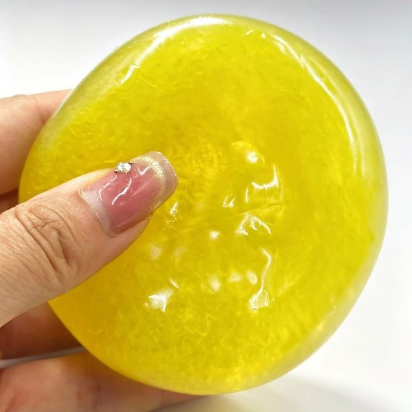 Jumbo water blob squishy with a jelly soft body that spreads under its own weight and slowly pulls itself back together. The oversized size gives it real presence on a shelf and makes it a magnet for anyone walking past a display. A fun stress reliever for teens, offices, and anyone who likes a chunky fidget. Squishies this size demo themselves and sell on impulse.
