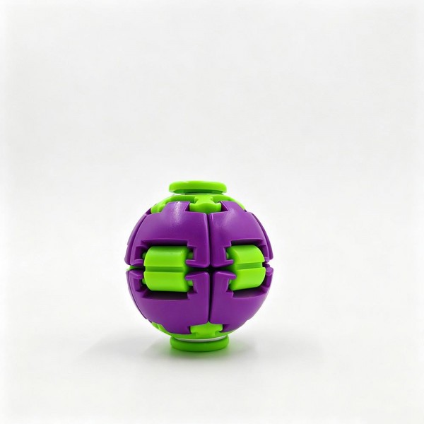 Puzzle ball fidget toy that twists, clicks, and pops apart into a segmented brain teaser kids can rebuild again and again. Molded in tough plastic with chunky sliding tabs, it doubles as a quiet desk toy and a screen free distraction for car rides and waiting rooms. A natural fit for classroom prize boxes, party favors, and birthday gifting. Low ticket impulse pricing keeps it moving off a checkout display.
