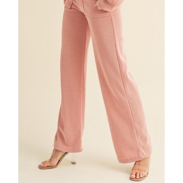 Wide-Leg Corduroy Pants (6-Pack)

- Relaxed-Fit 
- Ribbed
- Elasticized High Waist 
- Lightweight & Breathable 
- Pull Up Style 
- 98% Polyester 2% Spandex 