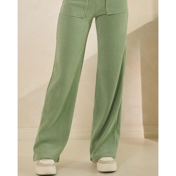 Wide-Leg Corduroy Pants (6-Pack)

- Relaxed-Fit 
- Ribbed
- Elasticized High Waist 
- Lightweight & Breathable 
- Pull Up Style 
- 98% Polyester 2% Spandex 