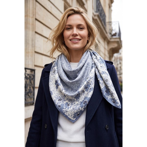 Abstract & Floral Print Bandana Scarf

- Multi-Use: Scarf, Bandana, Bag Tie ETC
- Approximately 27.5" L X 27.5" W
- 100% Polyester