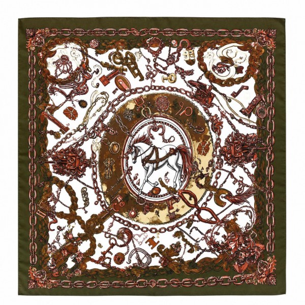 Illustrated Status Print Bandana Scarf

- Multi-Use: Scarf, Bandana, Bag Tie ETC
- Approximately 27.5" L X 27.5" W
- 100% Polyester