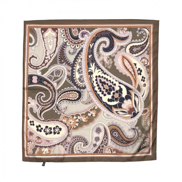 Paisley Print Bandana Scarf

- Multi-Use: Scarf, Bandana, Bag Tie ETC
- Approximately 27.5" L X 27.5" W
- 100% Polyester