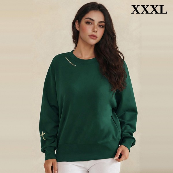 Faith Graphic Sweatshirt with a bold vertical back print that reads Ask and It Will Be Given, Seek and You Will Find, inspired by Matthew 7:7. This relaxed crewneck has dropped shoulders and ribbed cuffs and hem for a soft, cozy everyday fit. A meaningful pick for church, youth group, retreats, and Christmas gifting. Scripture sweatshirts are a steady bestseller, and this design comes in both regular and plus sizes so every customer can find her fit.