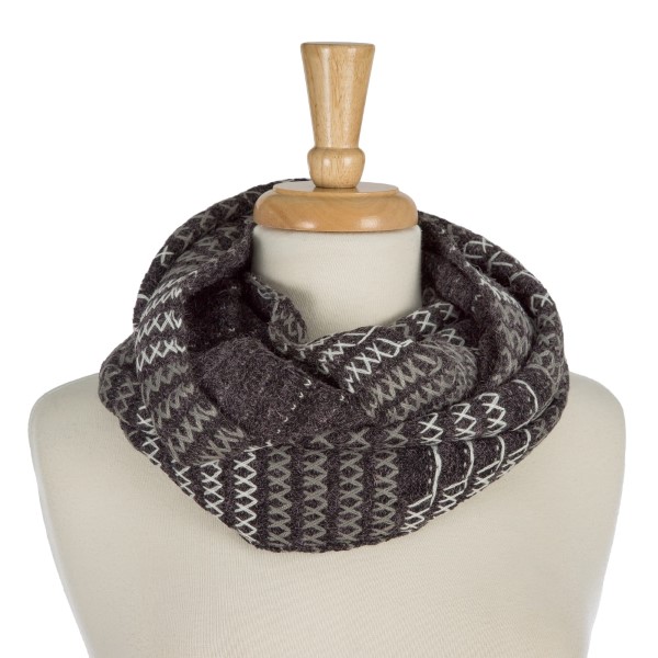 Wholesale heavyweight infinity scarf embroidery details acrylic angora wool