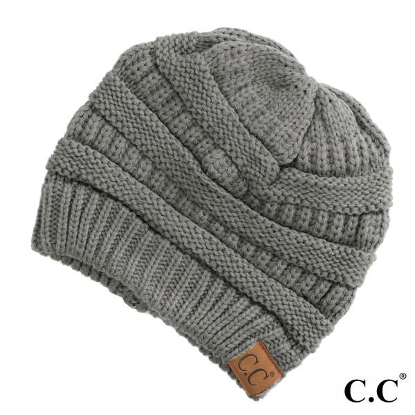 C.C Hat-20A 
Solid Ribbed Beanie "The Original" Beanie.

- One size fits most
- 100% Acrylic
- Matches C.C YJ-847, HW-21, MB-20A, and G-20 