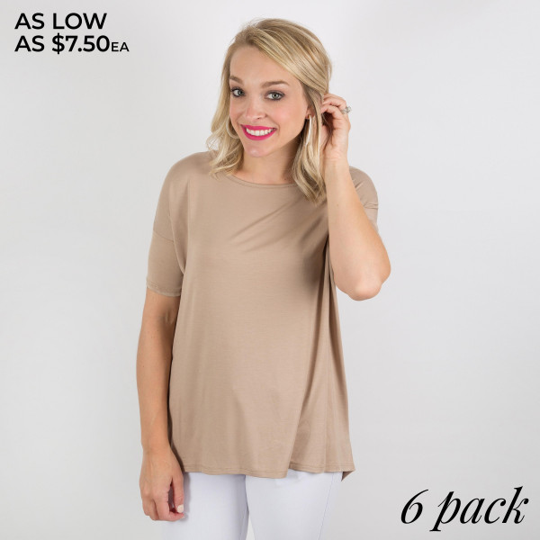 Wholesale modal Rayon Hi Low Top Modal Rayon Spandex Machine wash cold hang dry