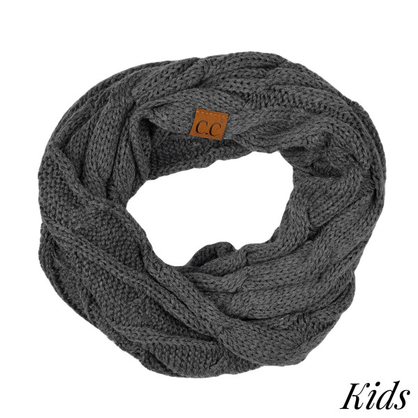 Wholesale c C SF KIDS Kids Cable Knit Infinity Scarf Acrylic W L