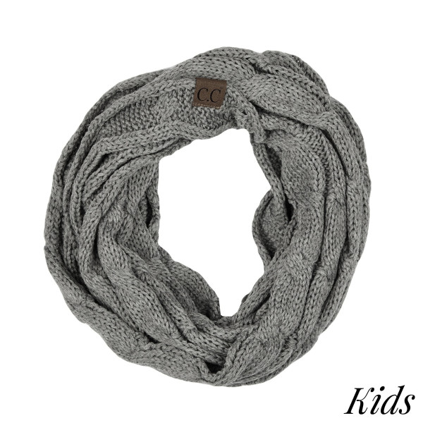 Wholesale c C SF KIDS Kids Cable Knit Infinity Scarf Acrylic W L