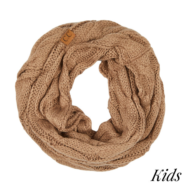 Wholesale c C SF KIDS Kids Cable Knit Infinity Scarf Acrylic W L