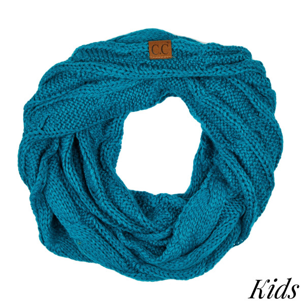 Wholesale c C SF KIDS Kids Cable Knit Infinity Scarf Acrylic W L