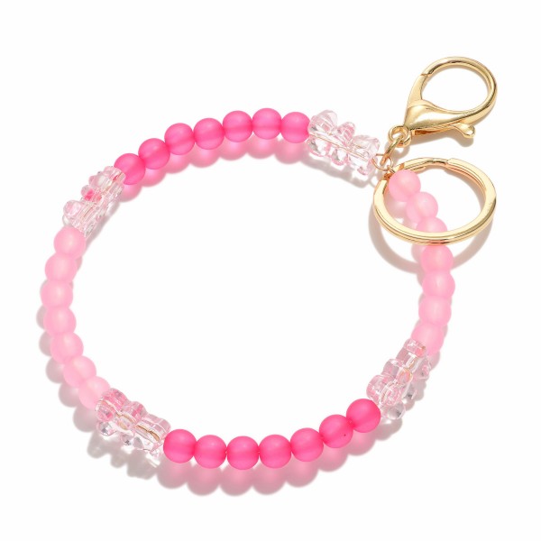 Wholesale beaded Key Ring Candy Bear Accents Diameter