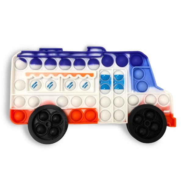 Ice Cream Truck Fidget Popper

- Ages 3+
- As Seen On TikTok
- "It's Like Bubble Wrap That Never Ends!"
- Approximately 8" in Long