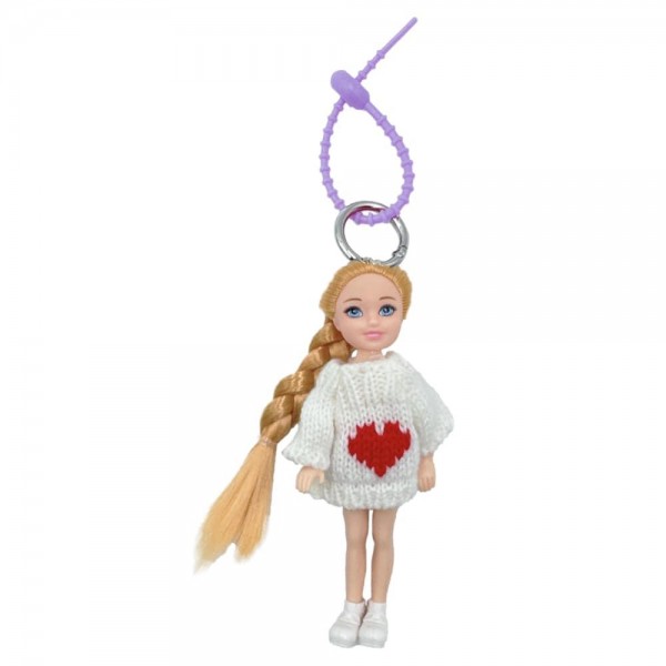 Wholesale do Everything Love Doll Key Ring L Polyester