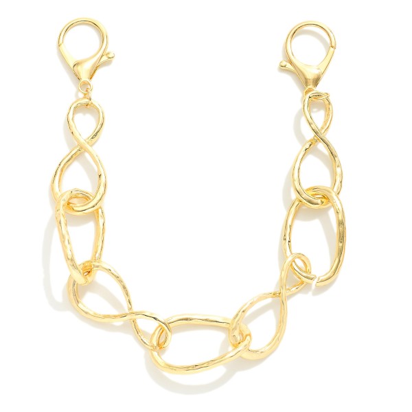 Wholesale twisted Gold Chain Link Bag Chain L