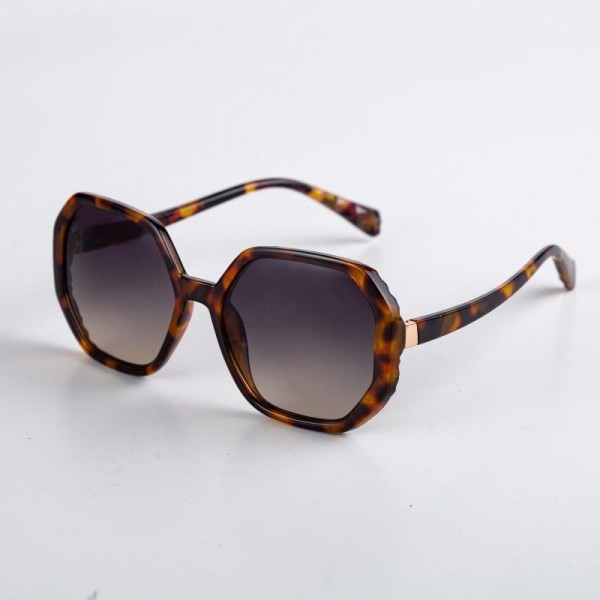 Oversize Rounded Octagon Sunglasses (12-Pack) - Assorted Colors - UVA - UVB 400 Protection - Anti-Scratch Lenses Material: - Face: Plastic - Legs: Plastic view 3