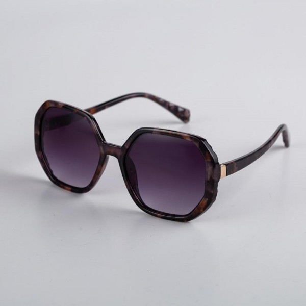 Oversize Rounded Octagon Sunglasses (12-Pack) - Assorted Colors - UVA - UVB 400 Protection - Anti-Scratch Lenses Material: - Face: Plastic - Legs: Plastic view 4