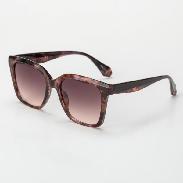 Oversize Square Sunglasses (12-Pack) - Assorted Colors - UVA - UVB 400 Protection - Anti-Scratch Lenses Material: - Face: Plastic - Legs: Plastic view 4