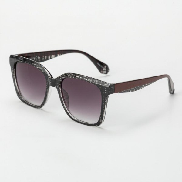 Oversize Square Sunglasses (12-Pack) - Assorted Colors - UVA - UVB 400 Protection - Anti-Scratch Lenses Material: - Face: Plastic - Legs: Plastic view 5