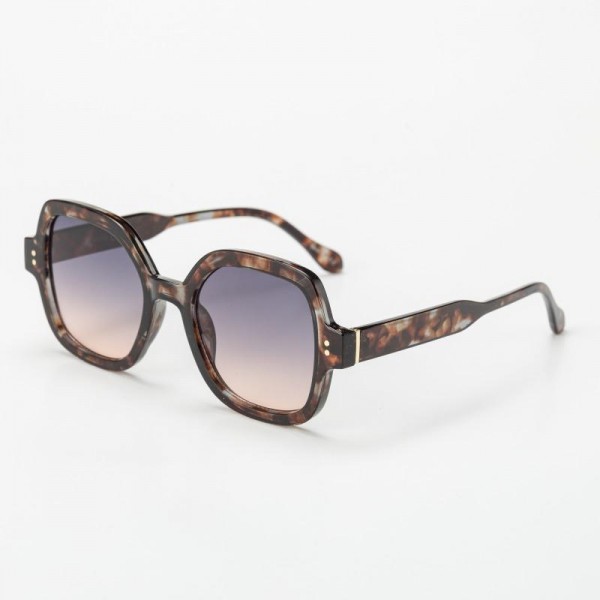 Oversize Square Sunglasses (12-Pack) - Assorted Colors - UVA - UVB 400 Protection - Anti-Scratch Lenses Material: - Face: Plastic - Legs: Plastic view 4