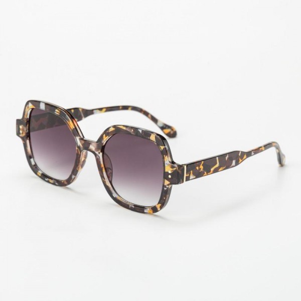Oversize Square Sunglasses (12-Pack) - Assorted Colors - UVA - UVB 400 Protection - Anti-Scratch Lenses Material: - Face: Plastic - Legs: Plastic view 5