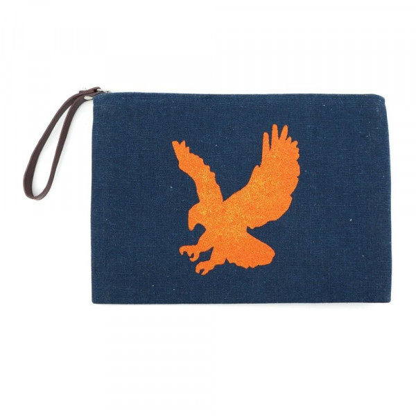 Wholesale auburn clutch wristlet lined inside pocket zipper closure Composition