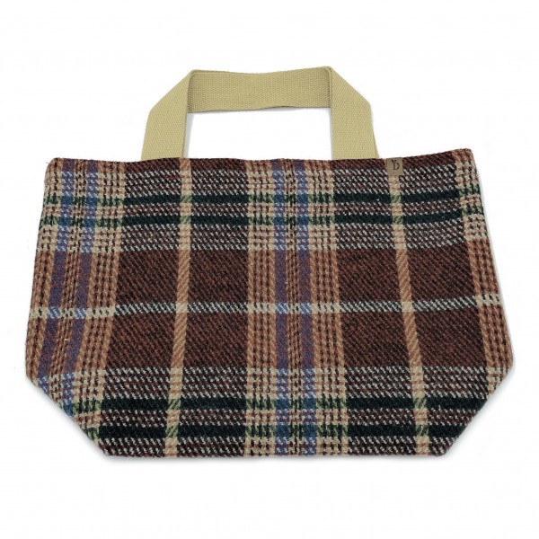 Do Everything in Love Plaid Knit Tote Handbag

- 100% Polyester
- Approximately 11" H x 15.5" x 5" D
- 5" Handles