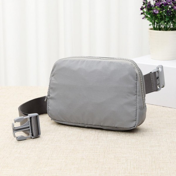Wholesale cross Body Nylon Belt Bag Full Zip Closure Waterproof One Main Body Po