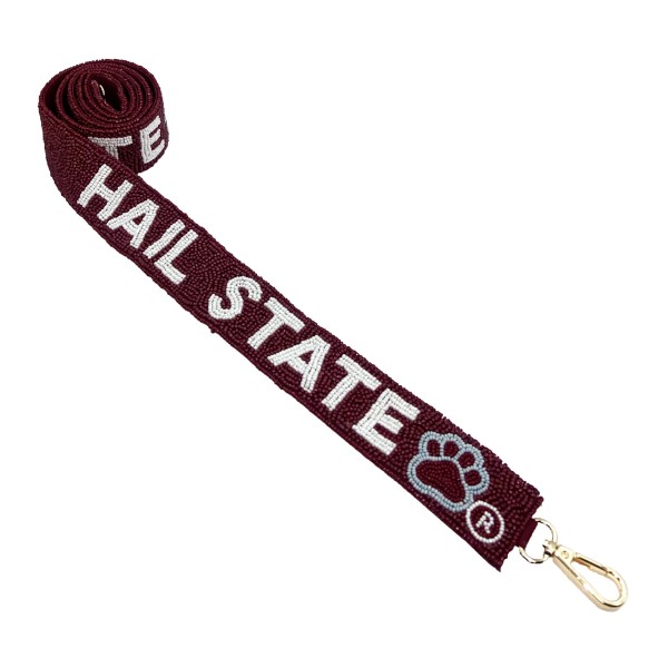 Wholesale officially Licensed Mississippi State Hail State R Seed Beaded Purse S
