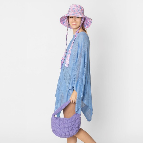 Do Everything In Love Quilted Puffer Shoulder Tote Bag - Full Zip Closure - One Inner Zip Pocket - Approximate 10"L x 7"H x 3.25"D - 100% Polyester view 5