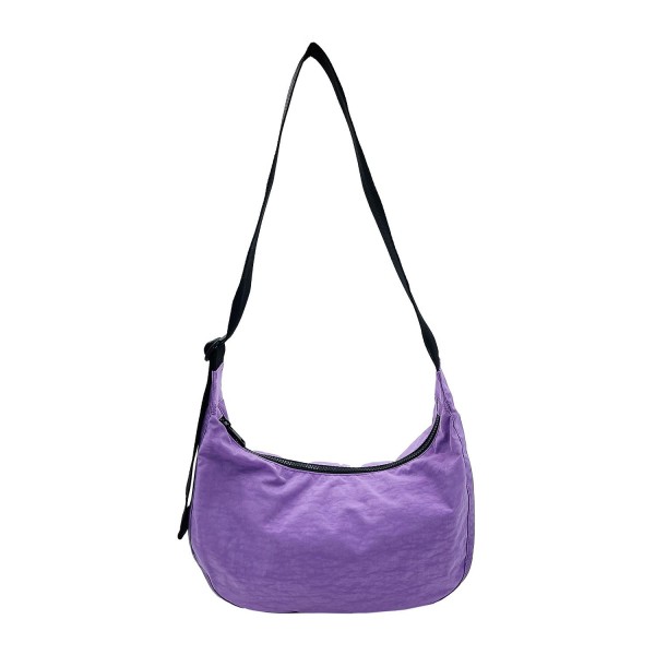 Do Everything In Love Water Resistant Crossbody Bag With Adjustable Strap - Full Zipper Closure - Lined Body With One Zipper Pocket - Adjustable Strap 20" L - Body Approximately 14" W X 8" T X 4" D - Material : Shell: 100% Nylon Lining: 100% Polyester view 5