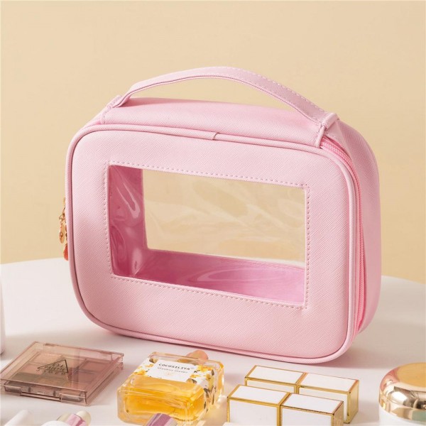 Wholesale clear Make Up Bag Full Zip Closure L T D