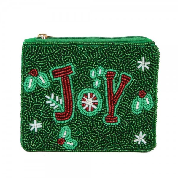 Wholesale jOY Seed Beaded Canvas Bag Fully Lined Inside Cotton Bag L T