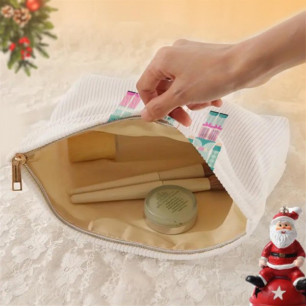 Nutcrackers Pouch 

- Full Zip Closure 
- Lined Body 
- Approximately 10" L X 7.75" T