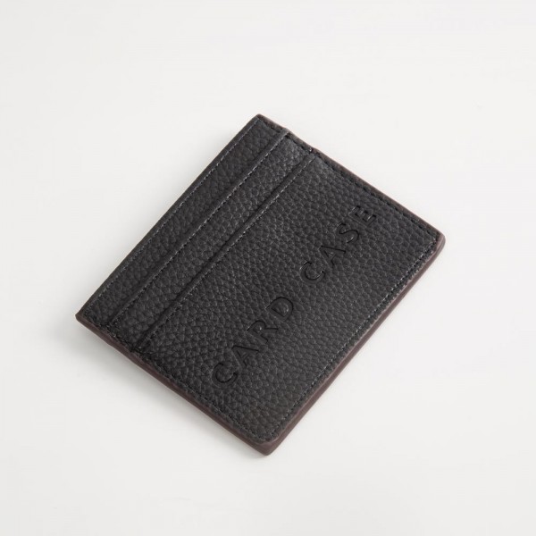 Double-Sided Woven Vegan Leather Card Holder

- Open Inner Pocket
- Six Card Holders - Three On Either Side
- Approximately 4" L x 3" T