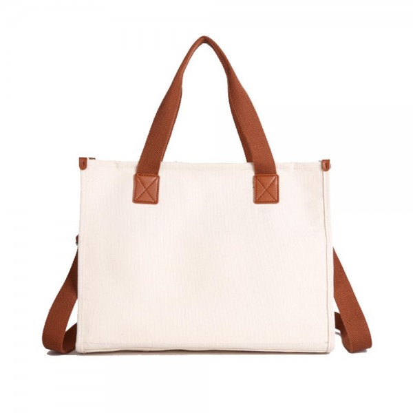 Canvas Tote Bag

- Full Zip Closure
- 1 Internal Pocket
- Removeable Crossbody Strap
- Approximately 14.5" L X 10.5" T X 5" W