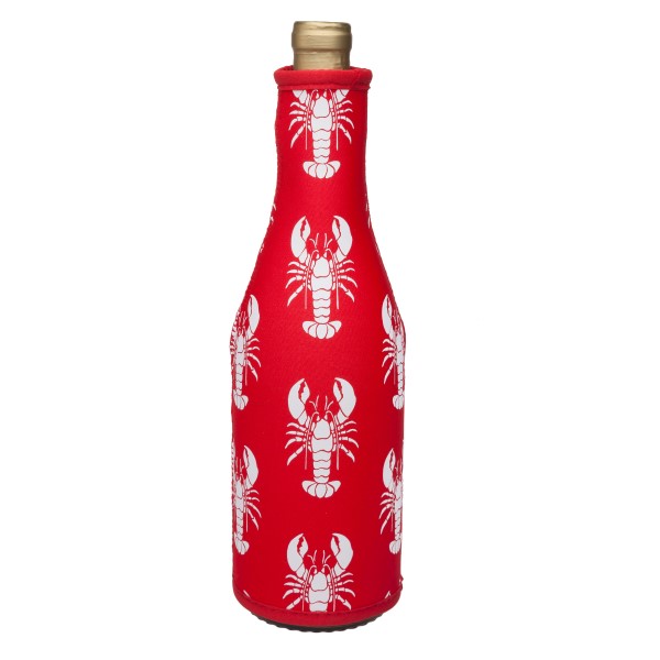 Wholesale neoprene wine bottle hugger keep bottle chilled lobster print