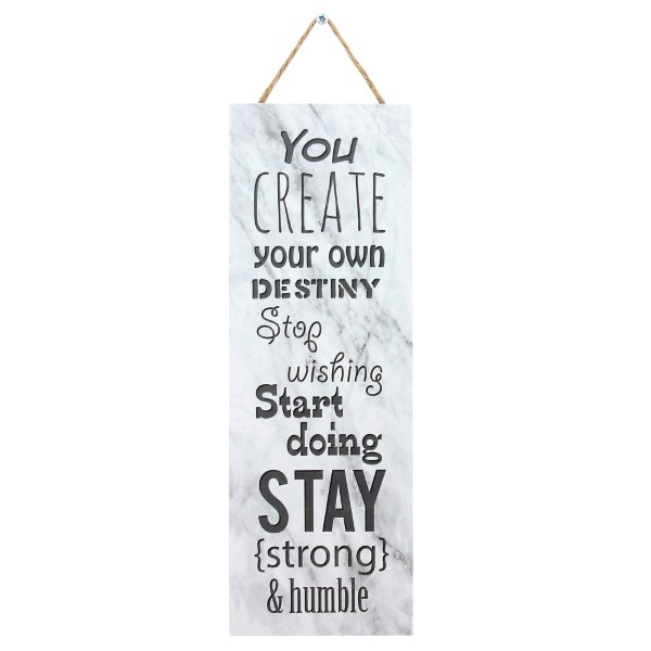 Wholesale canvas wall art create own destiny Stop wishing start doing Stay stron
