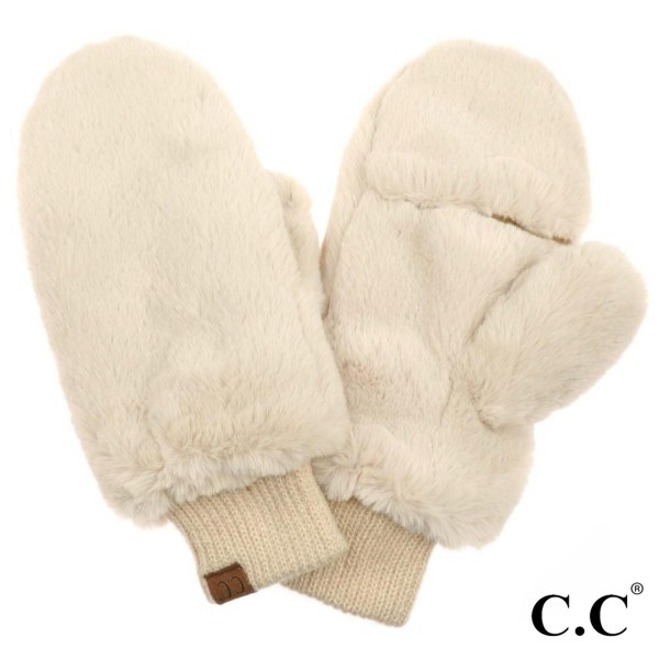 C.C MT-715
Faux Fur Mitten Glove
- One Size
- Convertible Covers
- 100% Polyester